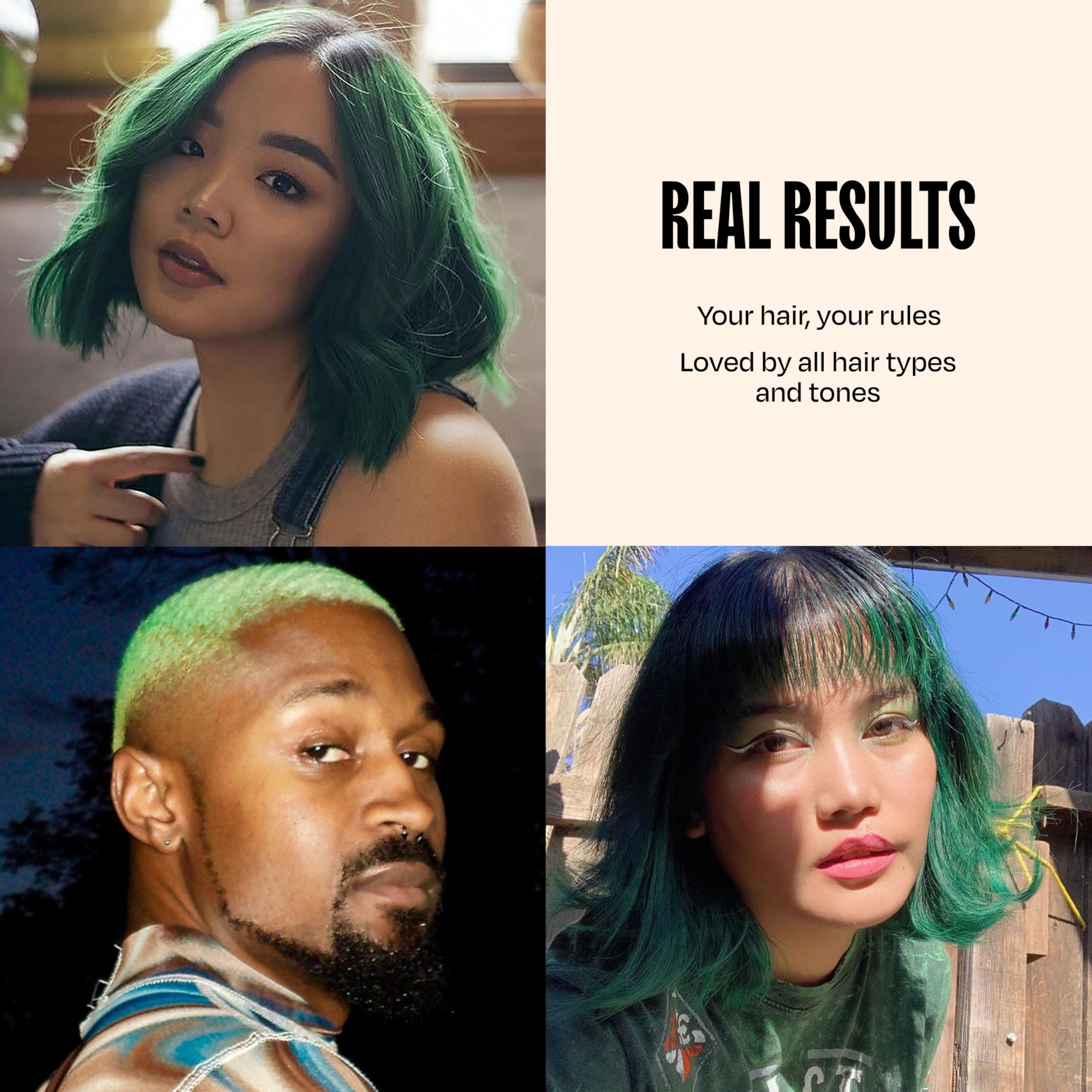 Overtone Emerald Envy hair masque jar highlights nourishing color-depositing formula