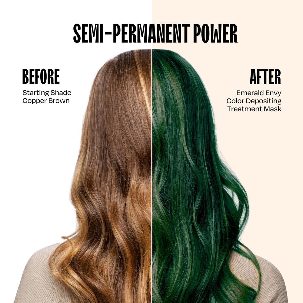 Overtone Emerald Envy gloves indicate a tidy, mess-free color routine