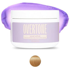 overtone lilac lotus jar close-up highlighting color deposit and moisture.