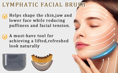 OVQ lymphatic drainage face massage close-up ultra-soft bristles for sensitive skin