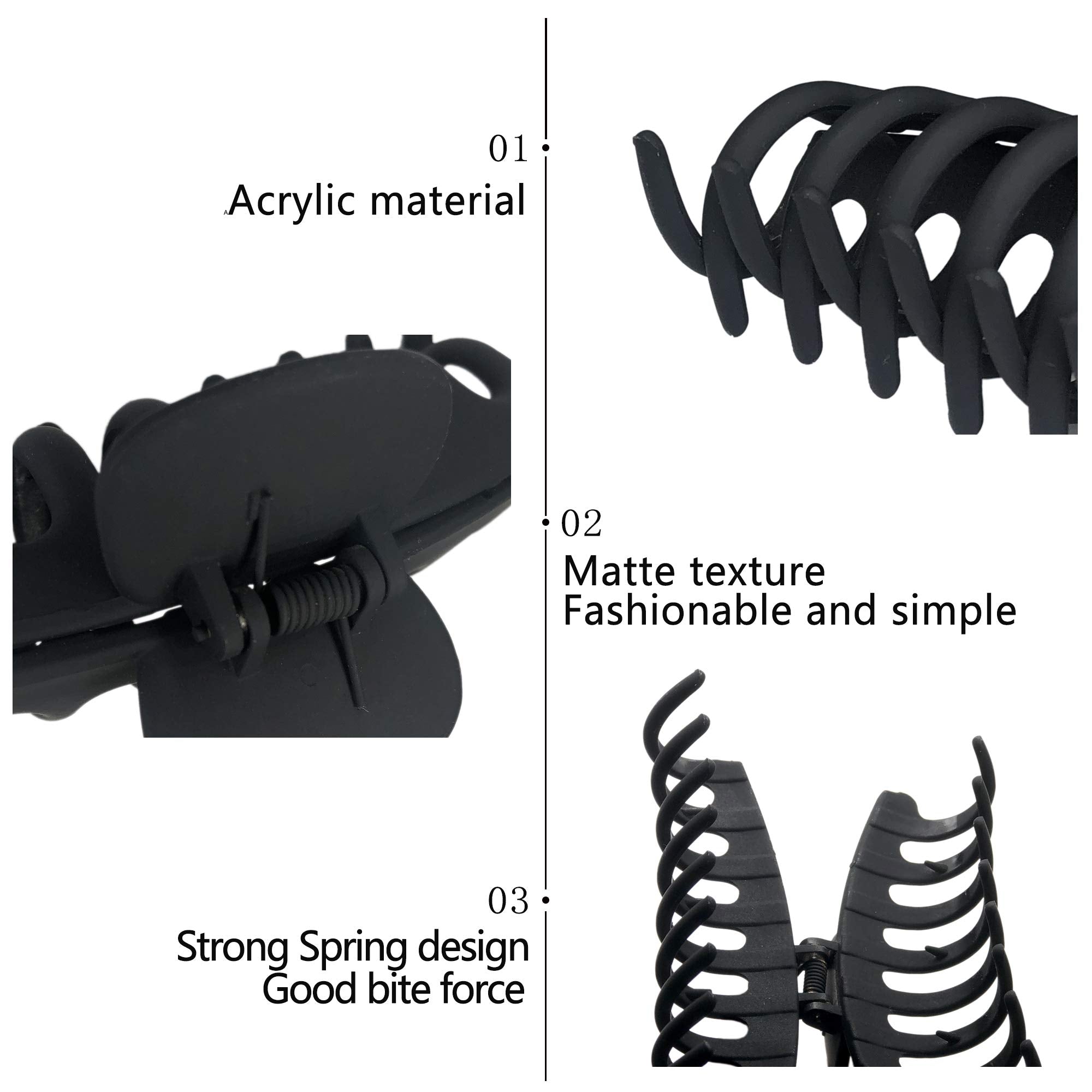OWIIZI hair clip 18-claw design anchors thin to thick hair securely