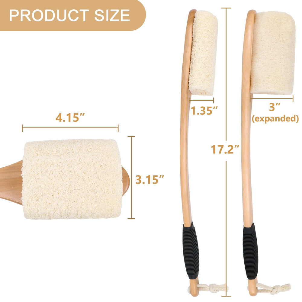 OWIIZI scrubber designed for wet or dry use in shower