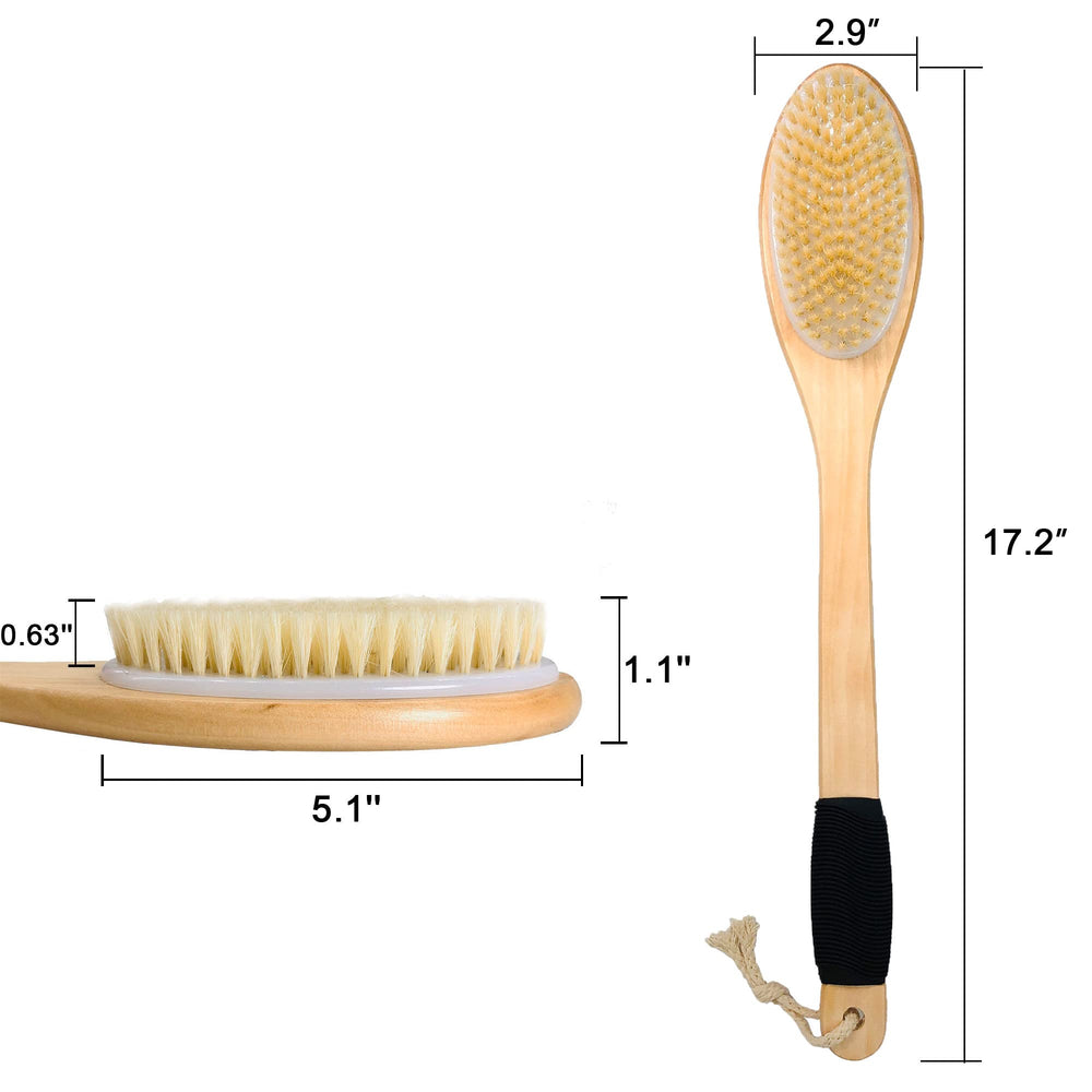 OWIIZI Bath Brush suitable for wet and dry use