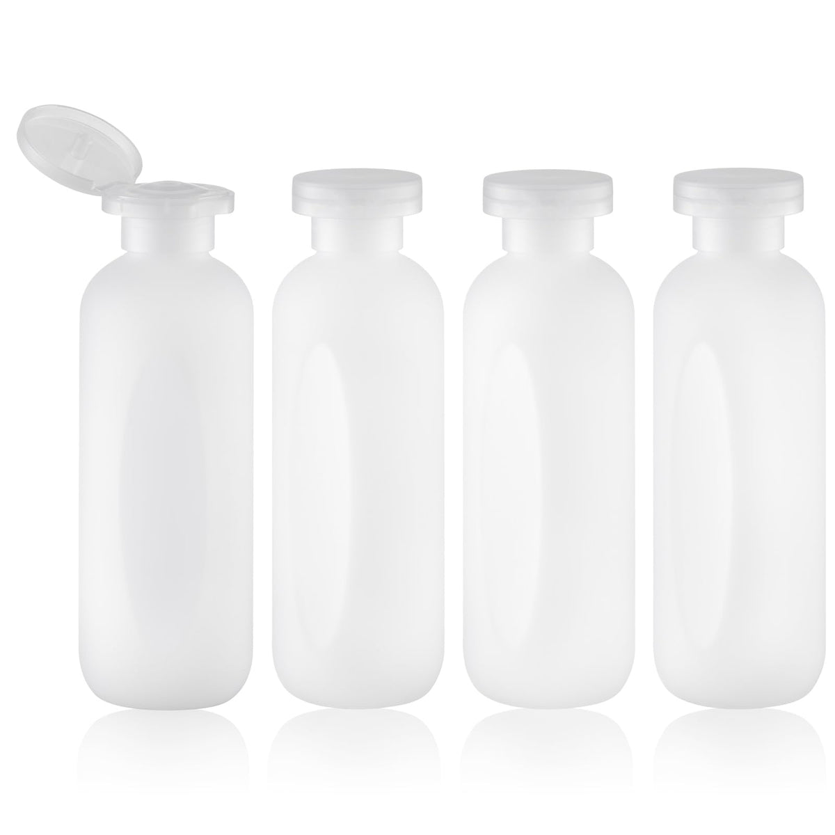 owlyee travel shampoo bottle 6.7oz clear design for easy packing and quick identification