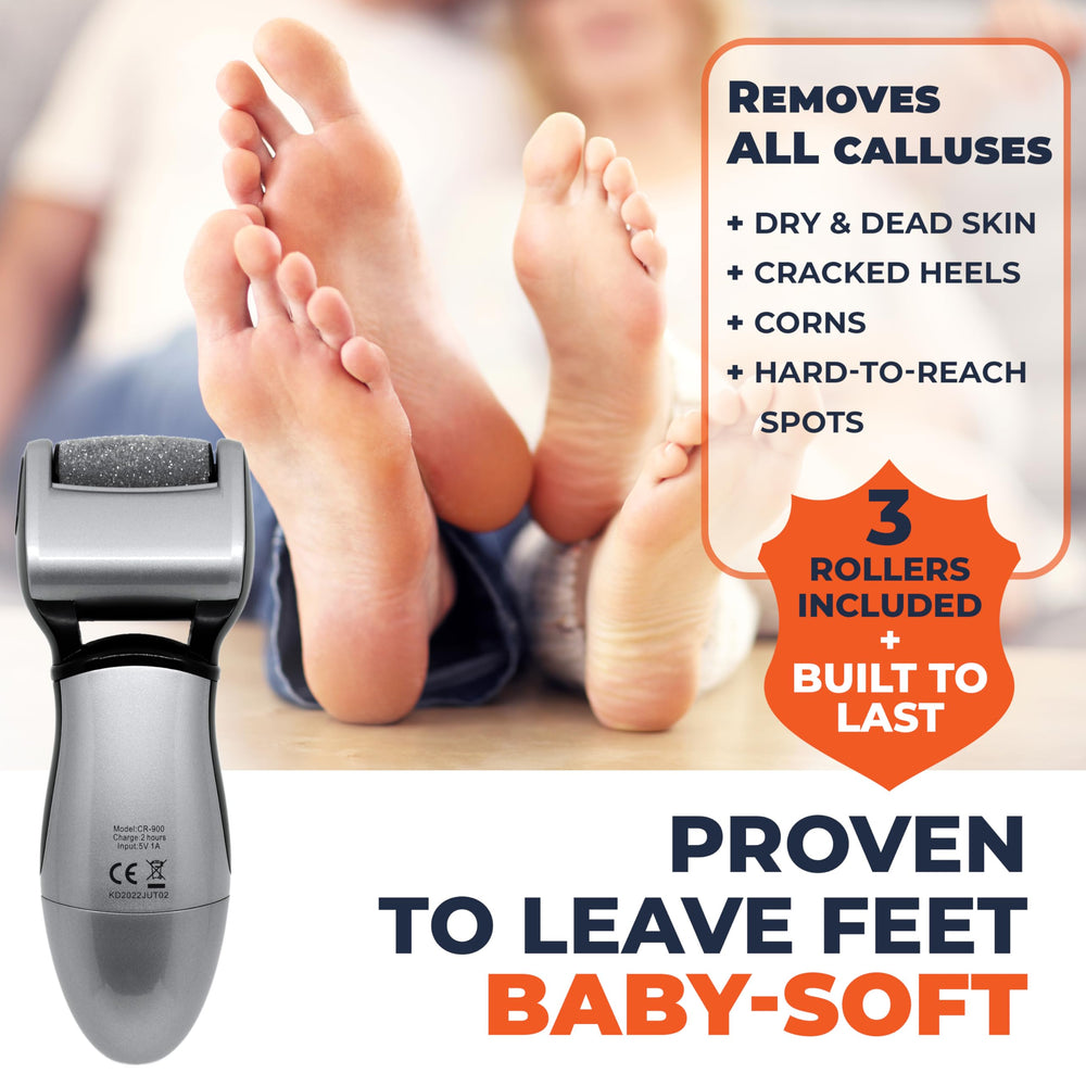 Own Harmony CR900 coarse refill heads enable effective removal of tough calluses.