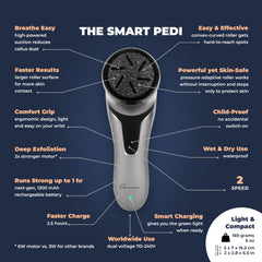 Own Harmony recharge-indicator LED demonstrates quick charging readiness.