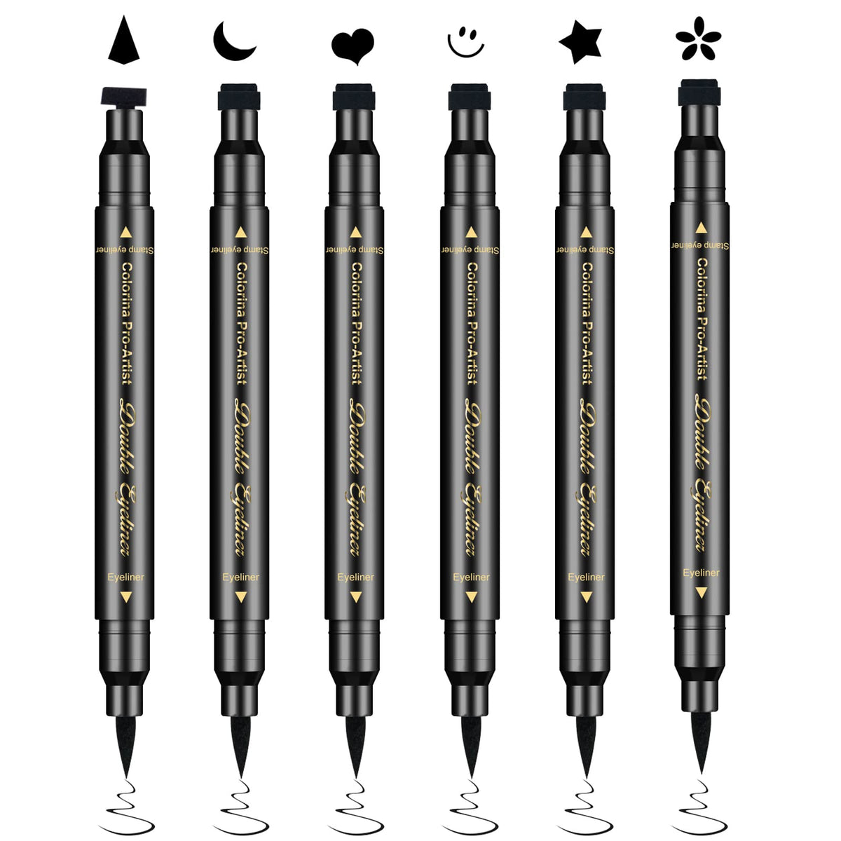 Ownest double-end eyeliner stamp for quick, precise eye makeup in one tool.