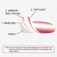 Ownest mirror nail polish color swatch display helps quickly match shades for daily glam.