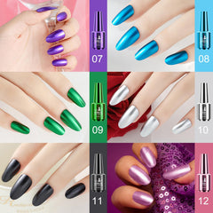 Ownest on-nails shot showcases dramatic high-gloss mirror finish for statement nails.