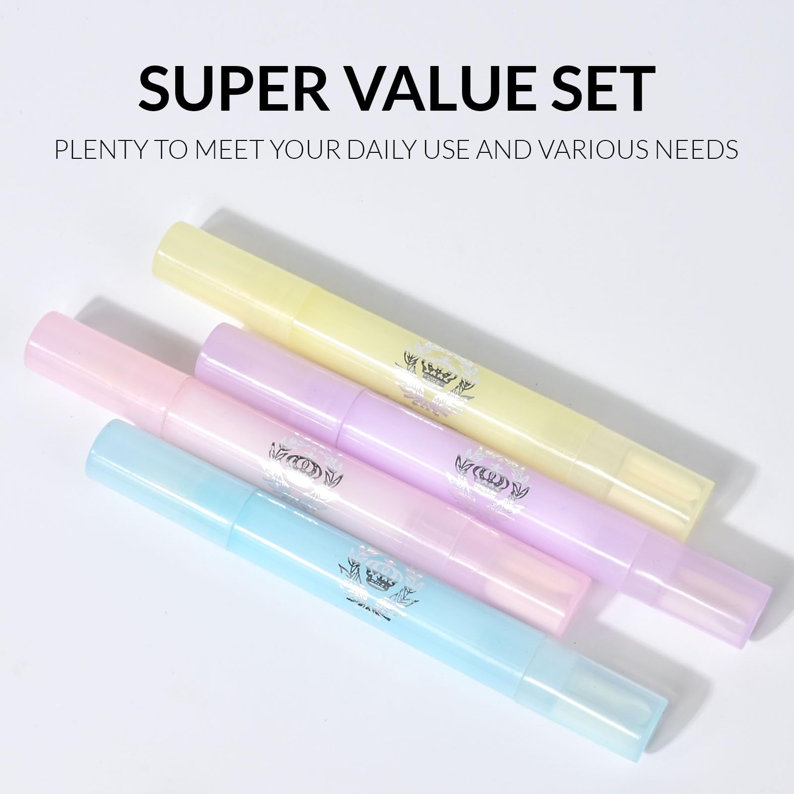 Three cotton-tip refills for uninterrupted corrections with the Ownest pen.