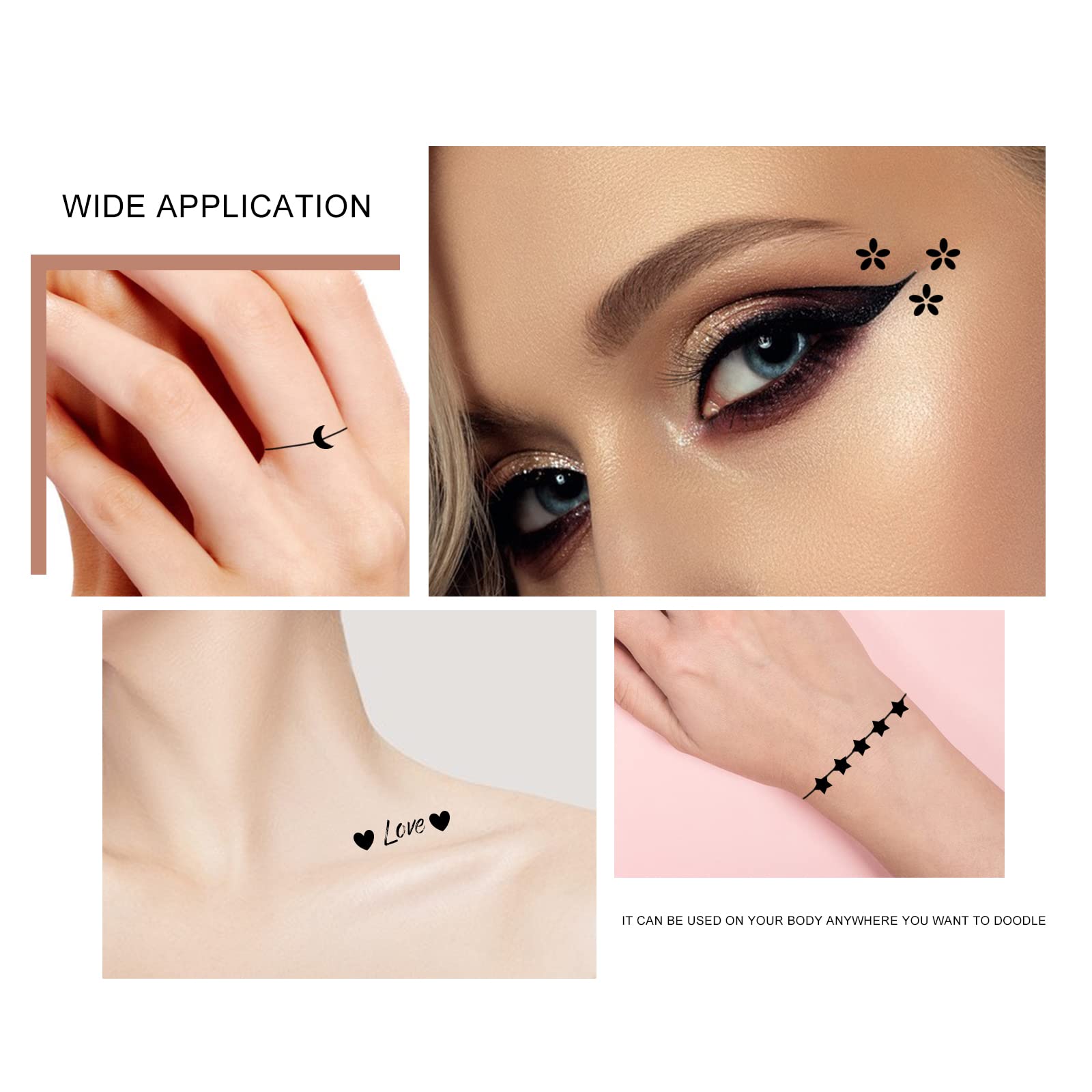 Ownest portable-eyeliner-kit fits in a purse for on-the-go touch-ups.