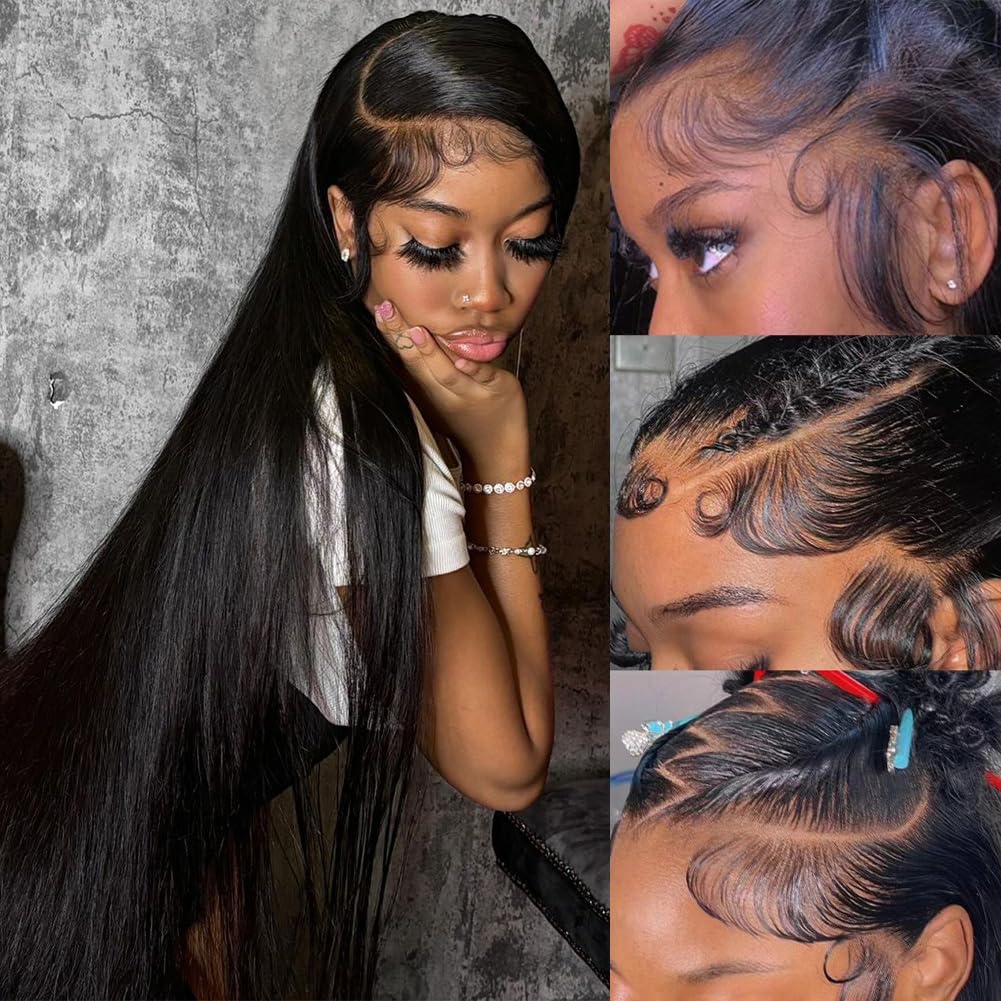 OWNROSE HD lace front close-up on cap area for seamless parting