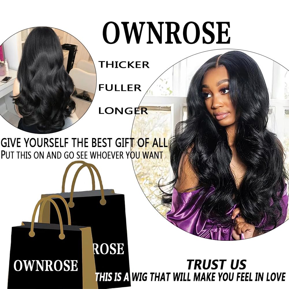 OWNROSE high ponytail lace-front wig for elevated, clean updos.