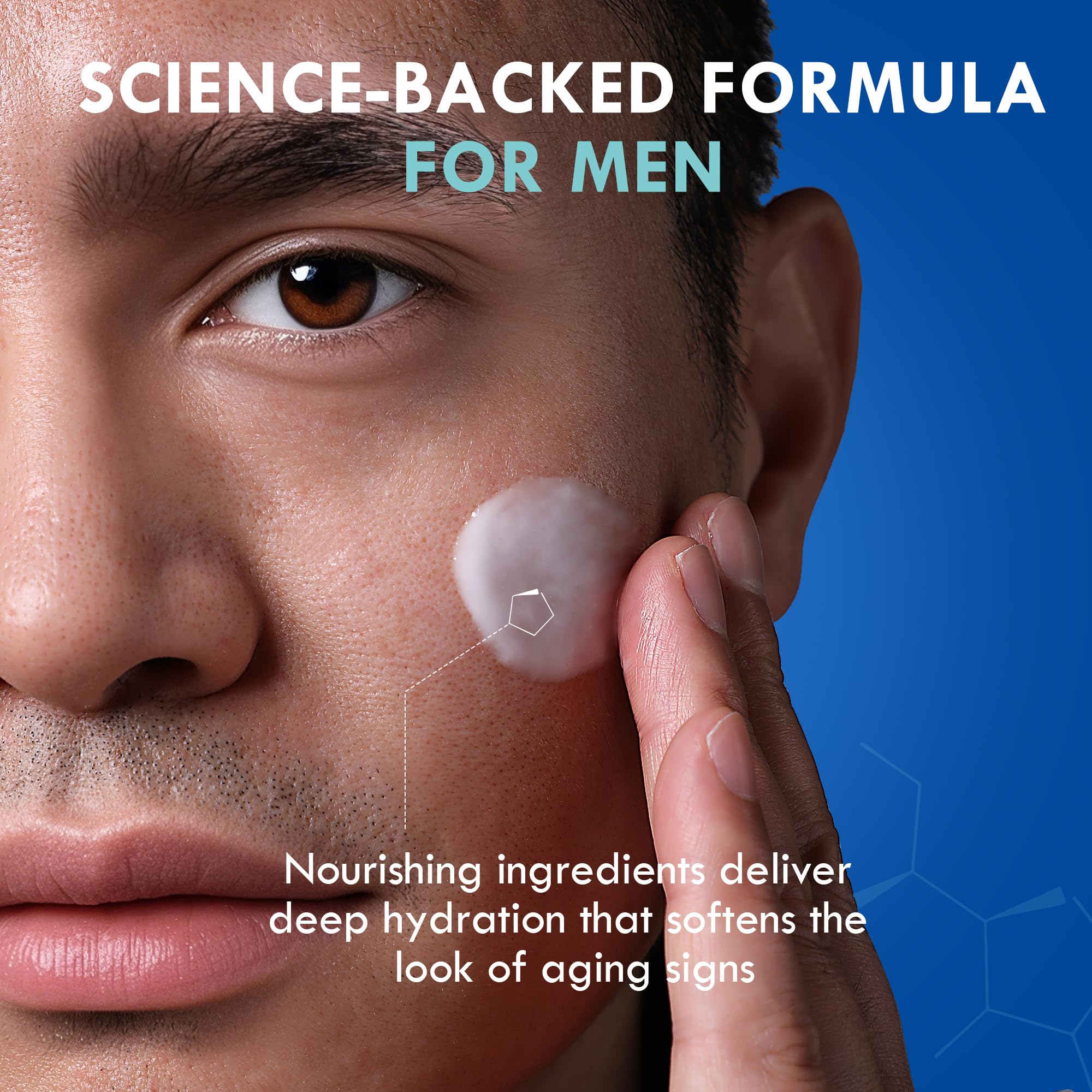 Oxbraver Face Cream for Men applied in routine for daily moisturization