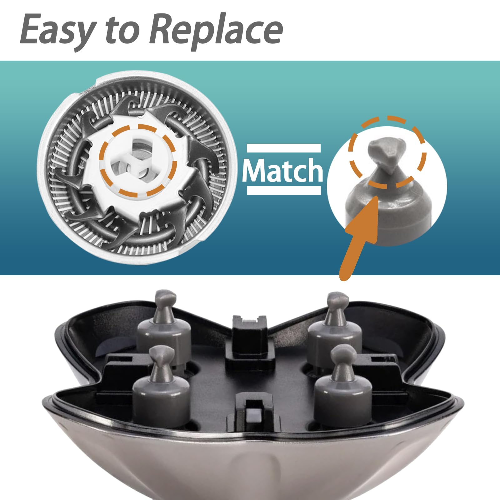 OXSITO Pro4 durable waterproof blades shown after shower for easy cleaning.