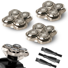 OXSITO Pro 4 heads close-up showing four floating blades for a close, smooth shave