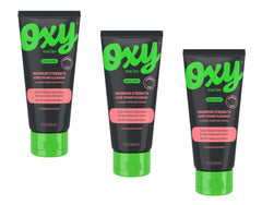 Oxy Acne Cleanser bottle front view shows maximum strength for stubborn breakouts