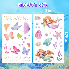 Ozepao glitter tattoos fairy-wings image suggests whimsical wear for festivities.