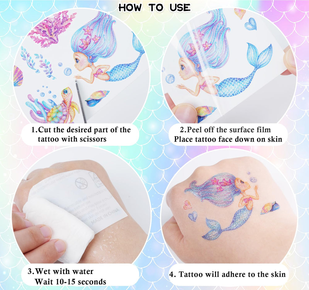 Ozepao kids' tattoos for summer activities like pool or carnival fun