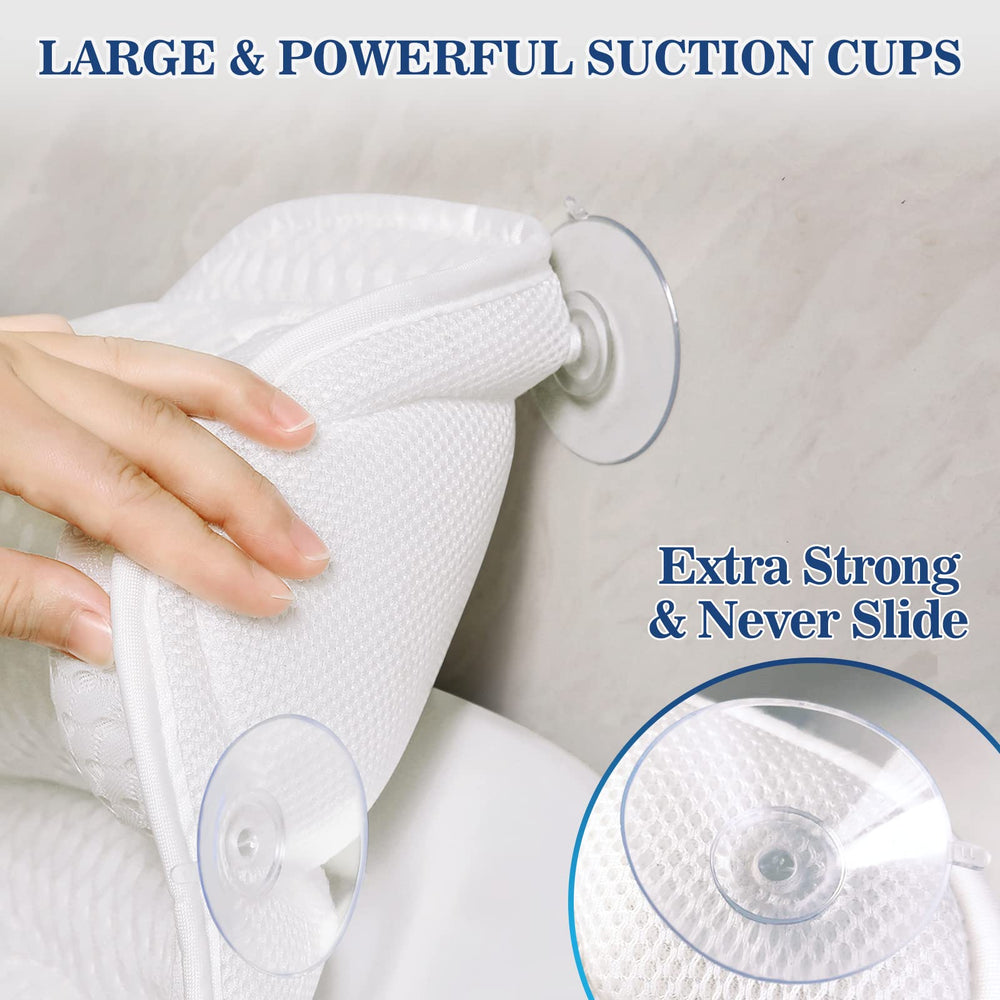 Ozyalo bath pillow is machine washable for easy care and reuse.
