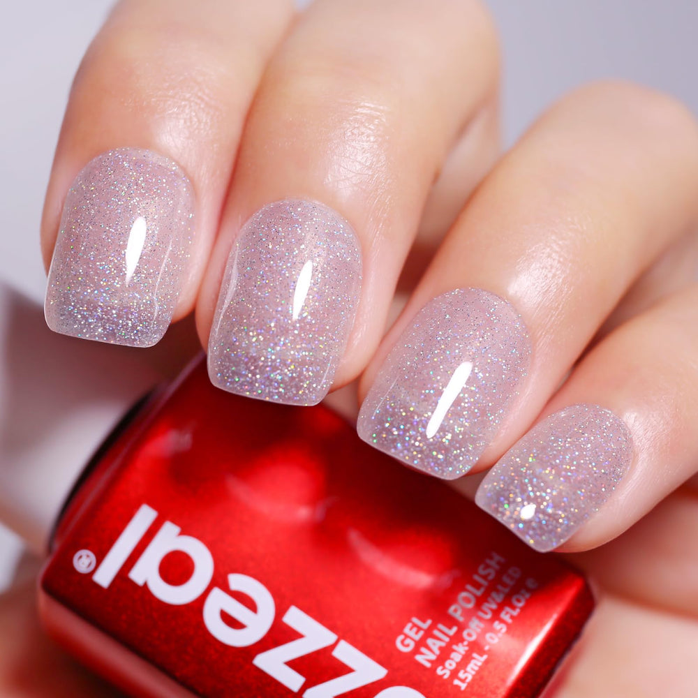Gift-worthy Ozzeal glitter gel polish for nail art lovers