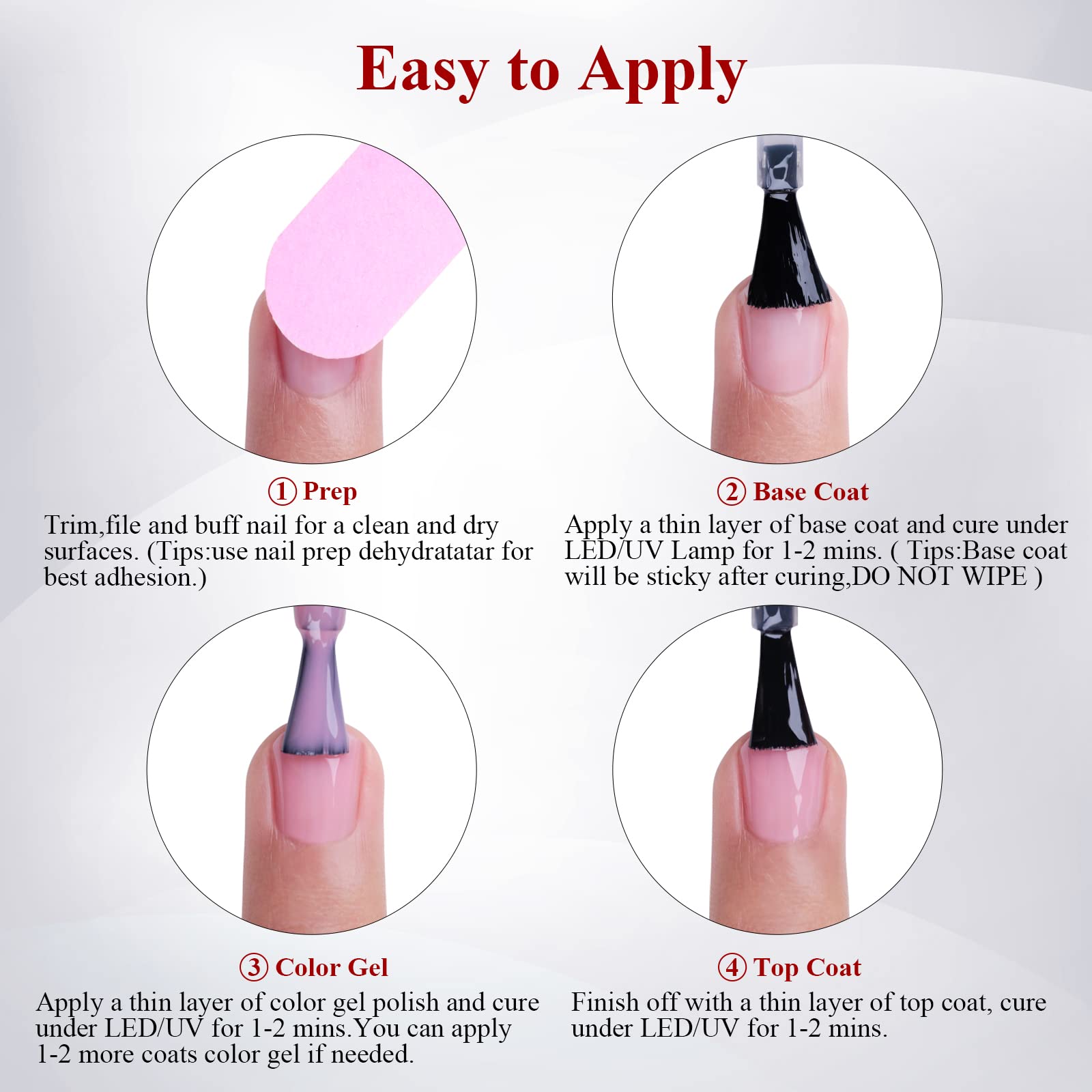 Ozzeal Pearl Gel Nail Polish 15ml bottle for easy travel touch-ups