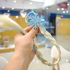 Ozzwolle bow accents on braids add cute party-ready detail.