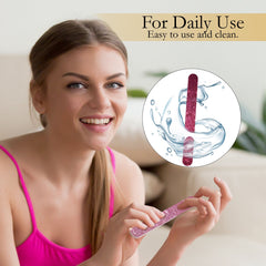 P2P Nails double-sided nail file strips offer versatile shaping for natural or artificial nails.
