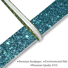 P2P Nails glitter colors enhance design flair while maintaining healthy-looking nails during shaping.