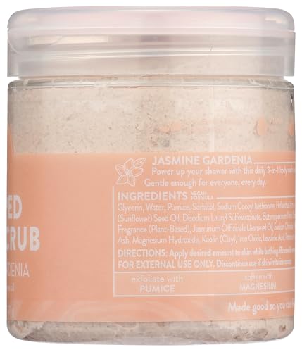 Pacha Soap Co Jasmine Gardenia Whipped Soap ingredients highlight natural fragrance notes.