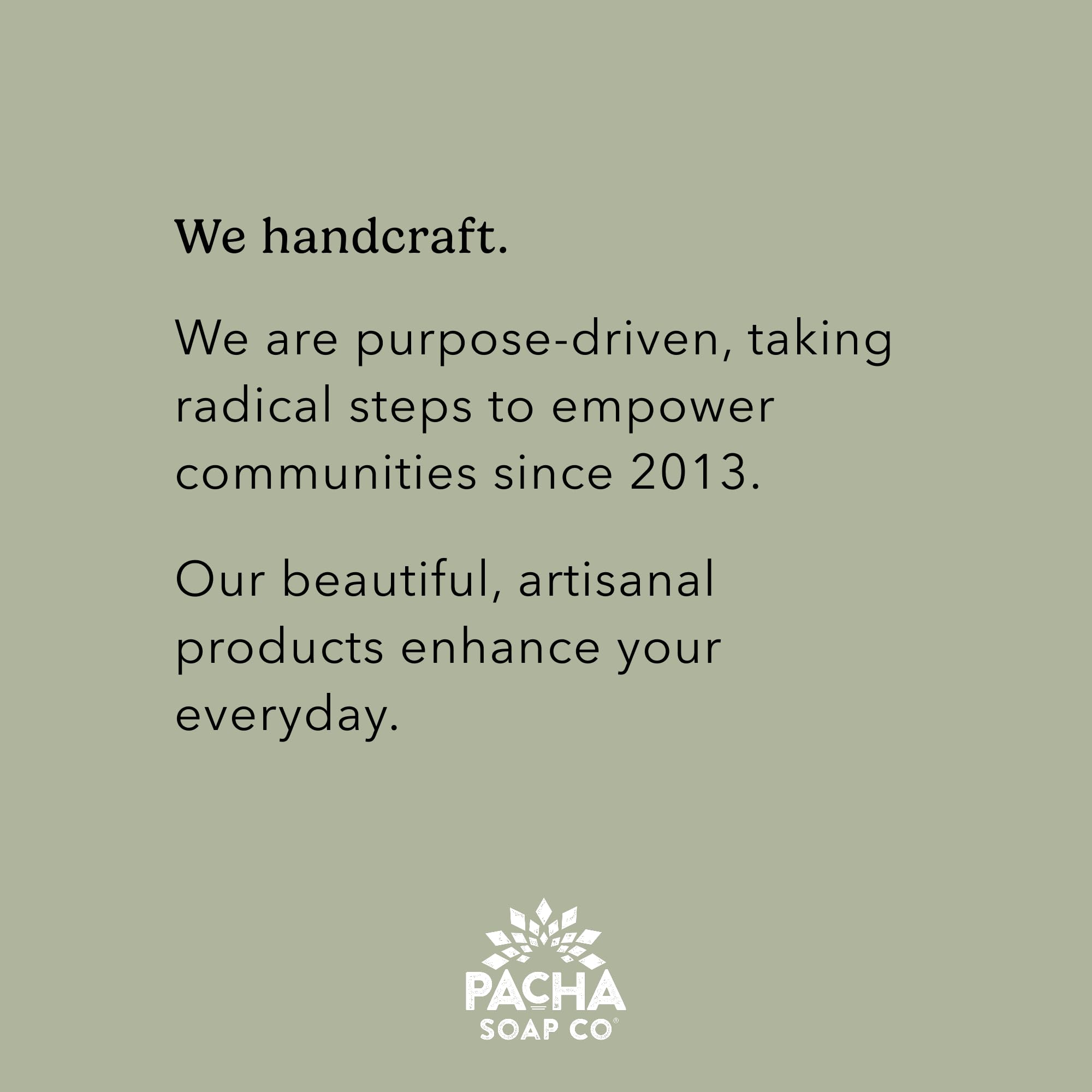 Pacha Soap Co Pacha Peaces Clarifying Charcoal mini-bar, citrus-mint detox and refreshing lather