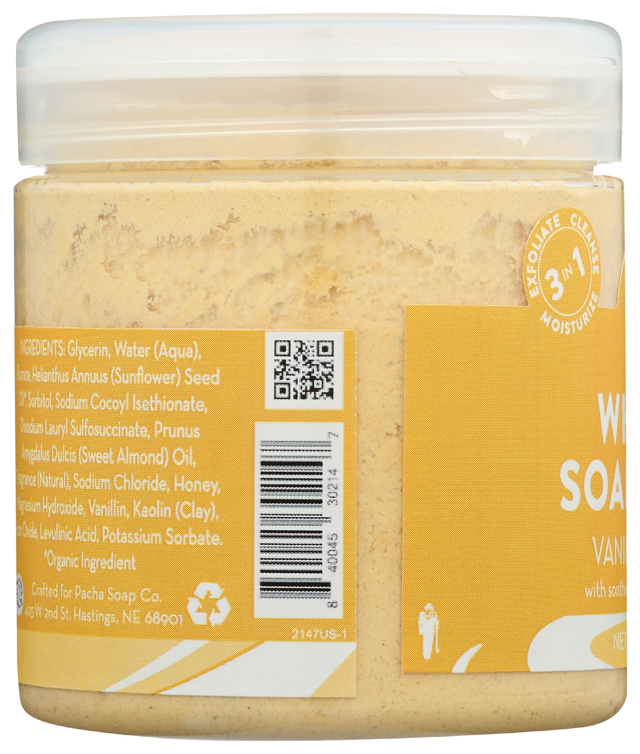 Pacha Soap Co packaging emphasizes cruelty-free status for ethical beauty choices.
