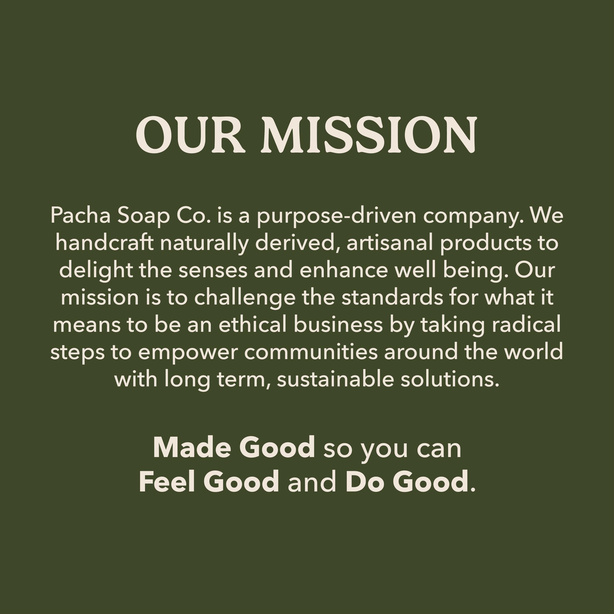 Pacha Soap Co Dirty Hippie Bar Soap artisanal craftsmanship shines in every bar