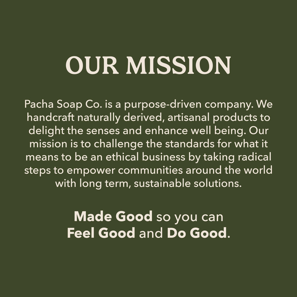 Pacha Soap Co Dirty Hippie Bar Soap artisanal craftsmanship shines in every bar