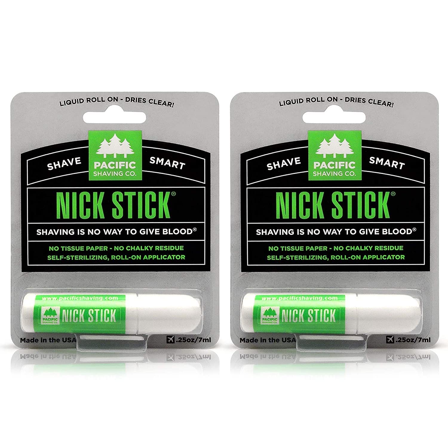 Pacific Shaving Company Nick Stick liquid roll-on for quick, precise application.