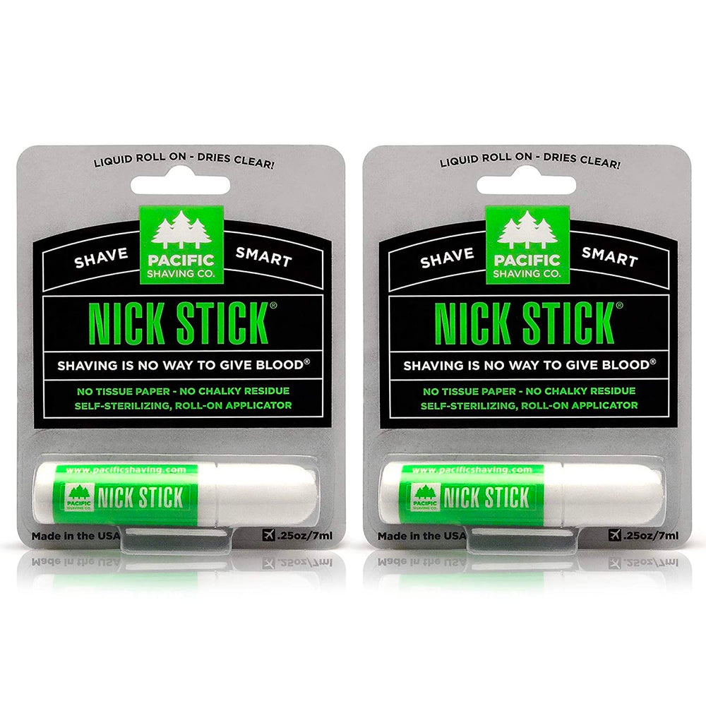Pacific Shaving Company Nick Stick liquid roll-on for quick, precise application.