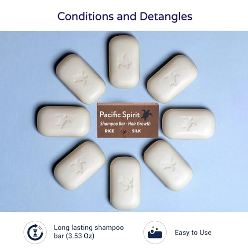 After use, Pacific Spirit Rice Shampoo Bar leaves hair softer and more manageable.