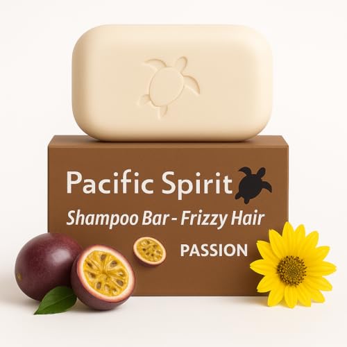 Pacific Spirit shampoo bar bottle pour shows easy, low-waste application for curls