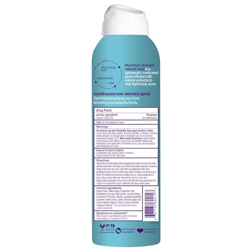 Pacifica Bacne Warrior back acne area focus for targeted treatment.