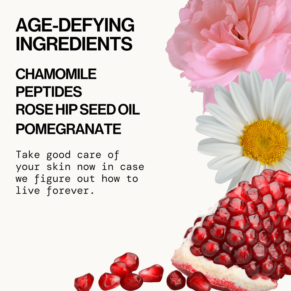 Green tea and pomegranate antioxidants in Pacifica Disobey Time Mask defend against environmental stress.