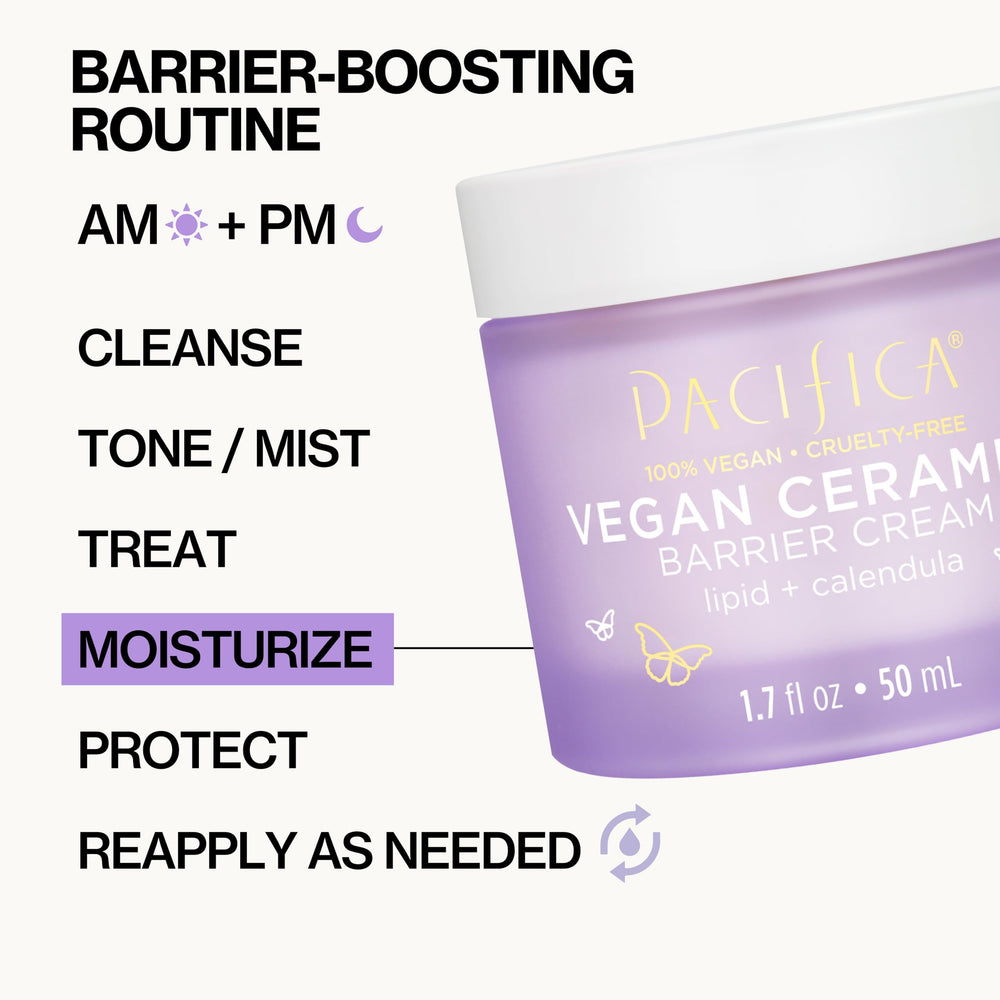 Pacifica face-cream jar close-up shows silky-smooth texture.