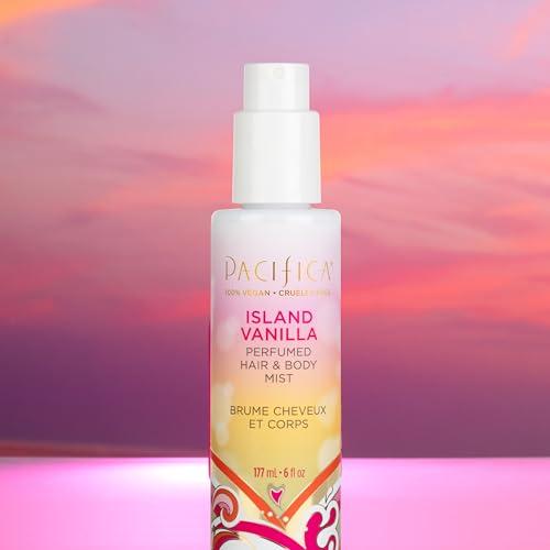 Pacifica Island Vanilla base-note aroma of vanilla bean, vetiver, sandalwood.
