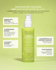 Pacifica Kale Smoothie Loción Refinante: textura gel ligera para minimizar poros