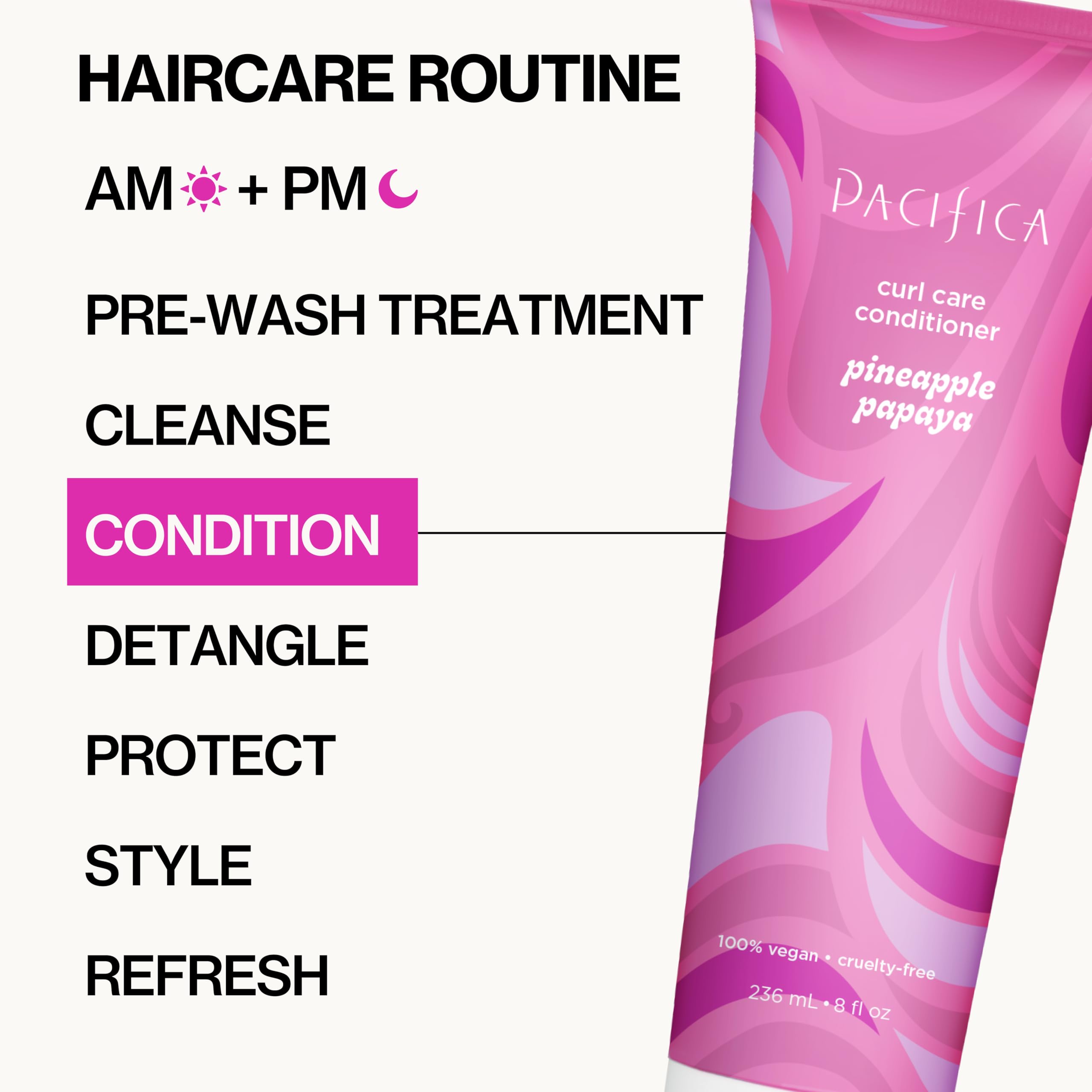 Curl definition close-up shows clearly formed coils and reduced halo frizz