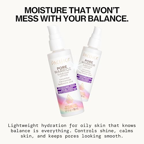 Pacifica Pore Warrior niacinamide ingredient close-up highlighting oil balance