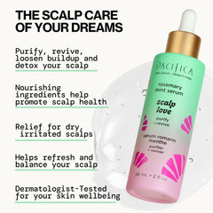 Pacifica Rosemary Mint Scalp Scrub jar—clarifying exfoliation for buildup removal.