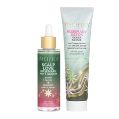 Pacifica Rosemary Mint Scalp Serum bottle—detoxifies and refreshes the scalp.