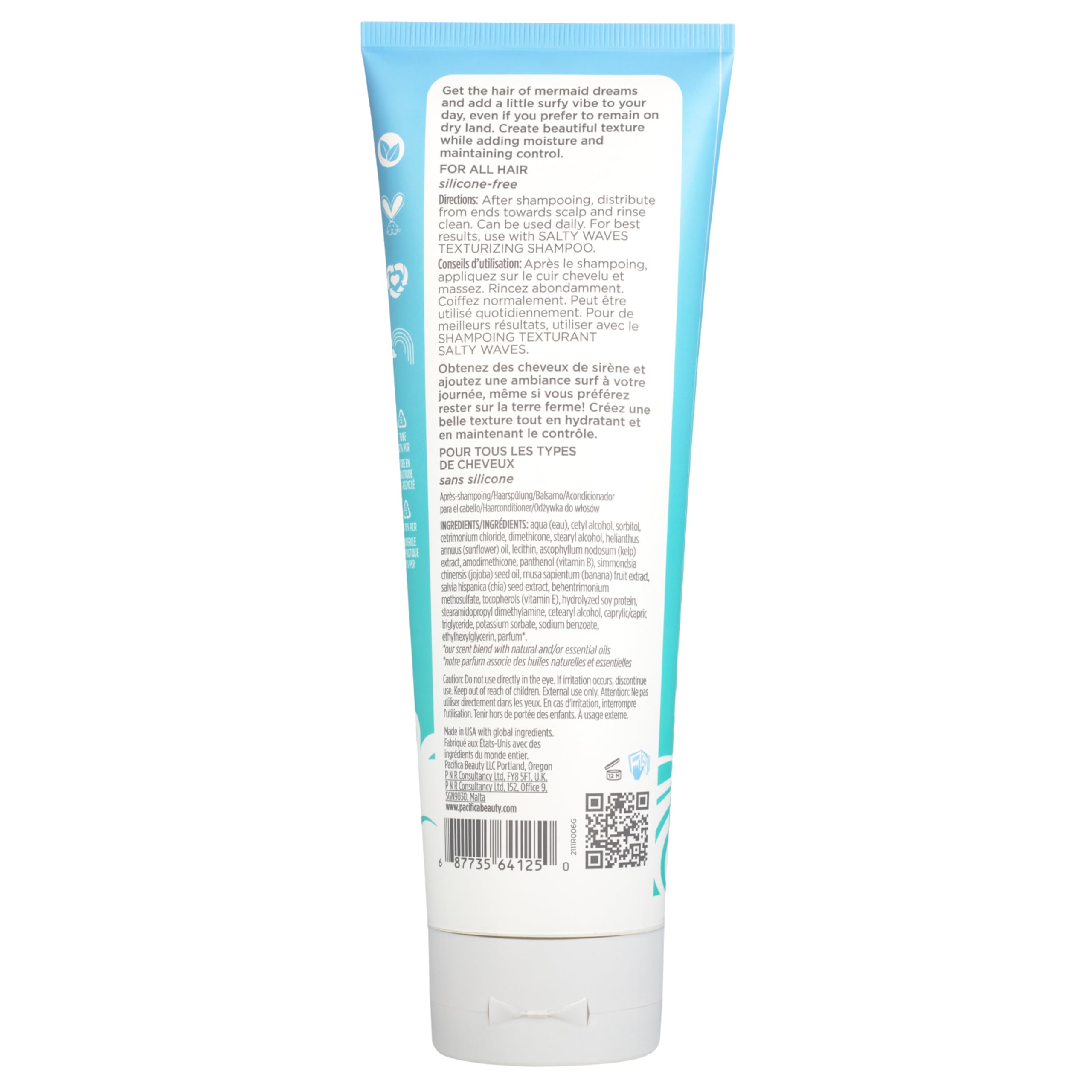 Pacifica Salty Waves all-hair-types formula suited for diverse locks