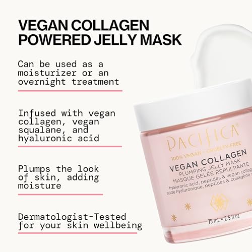 Pacifica jelly mask in a night routine for overnight hydration and glow.