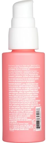 Pacifica Vegan Collagen Skin Solve Primer swirl swatch reveals subtle radiance.